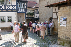 Sankt Crescentius on Tour in Ostheim und auf dem Kreuzberg (Foto: Karl-Franz Thiede)